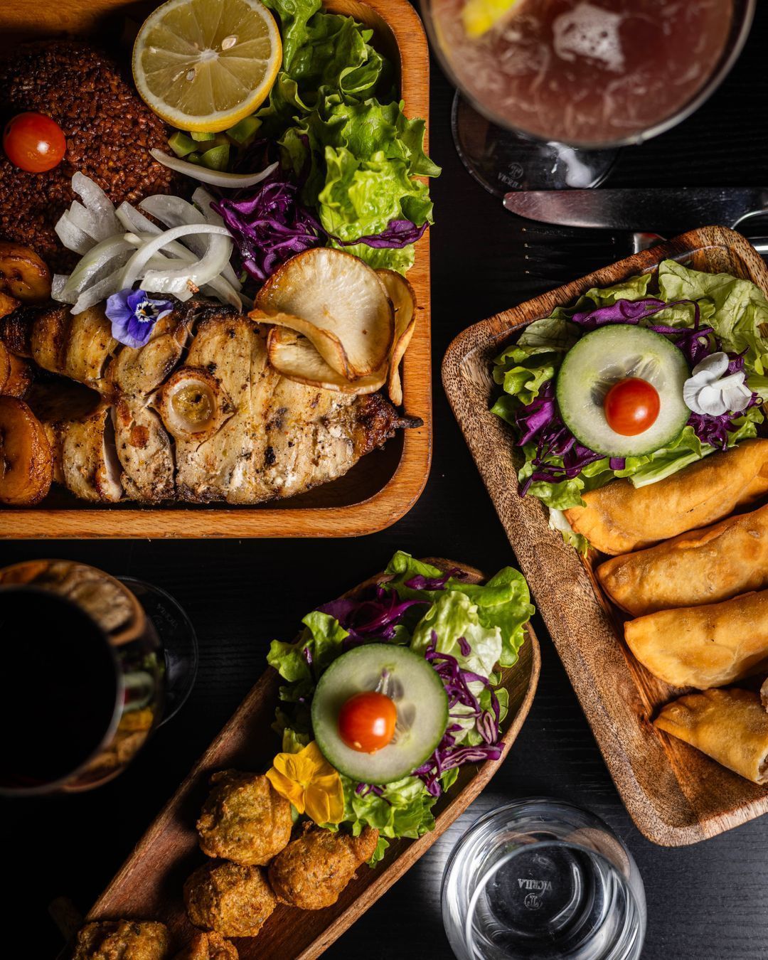 Plat africain servi au restaurant Le Maasaï à Paris 13